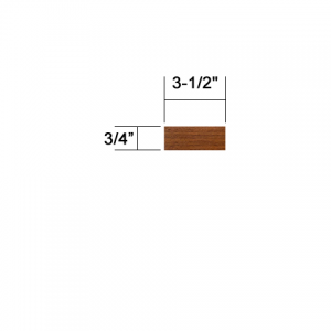 3-1/2"*3/4" decking