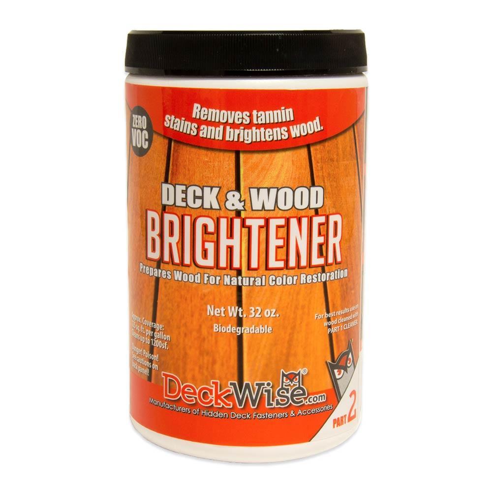 DeckWise Deck and Wood Brightener Part 2 Deck Builders Depot