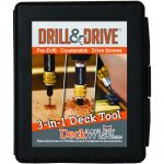 DECKWISE® DRILL&DRIVETM 3-IN-1 DRILL BIT SET