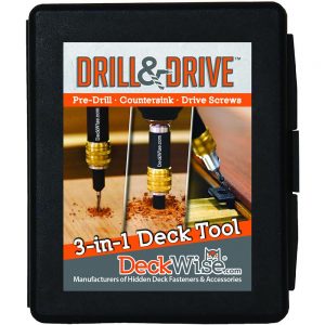 DECKWISE® DRILL&DRIVETM 3-IN-1 DRILL BIT SET