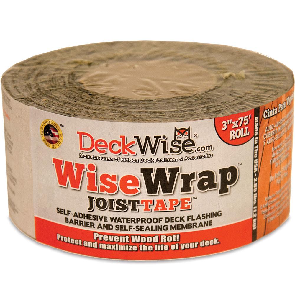 WiseWrap Deck Joist Flashing Tape 3" x 75' Deck Builders Depot